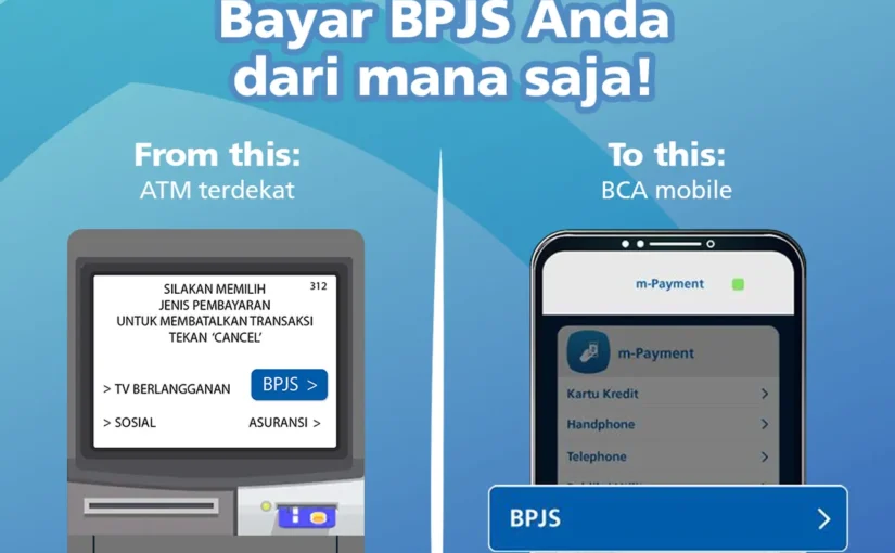 cara bayar BPJS lewat m-banking BCA