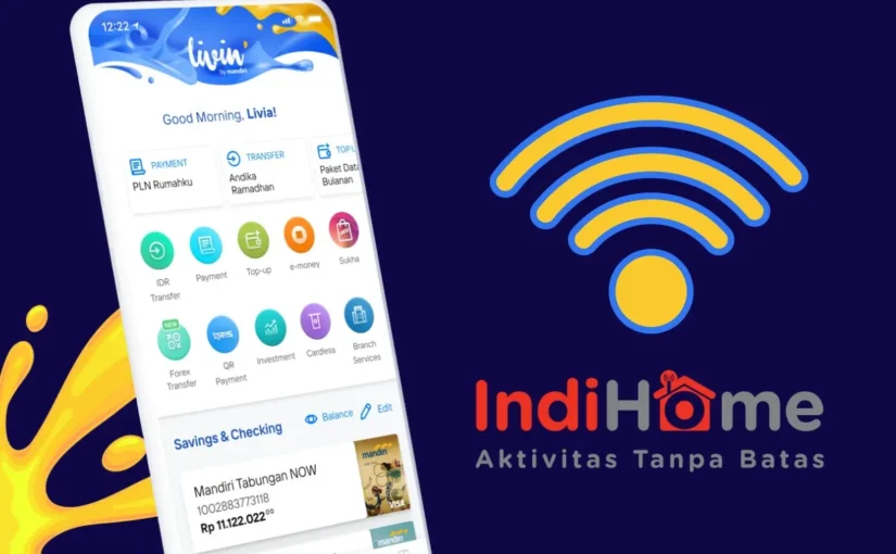 Cara Bayar IndiHome lewat Mobile Banking Mandiri dengan Mudah